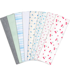 obeoby front view of headbands showing eight patterns and easy styling
