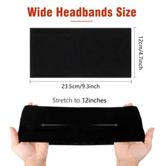 obeoby headband worn during yoga demonstrating sweat control