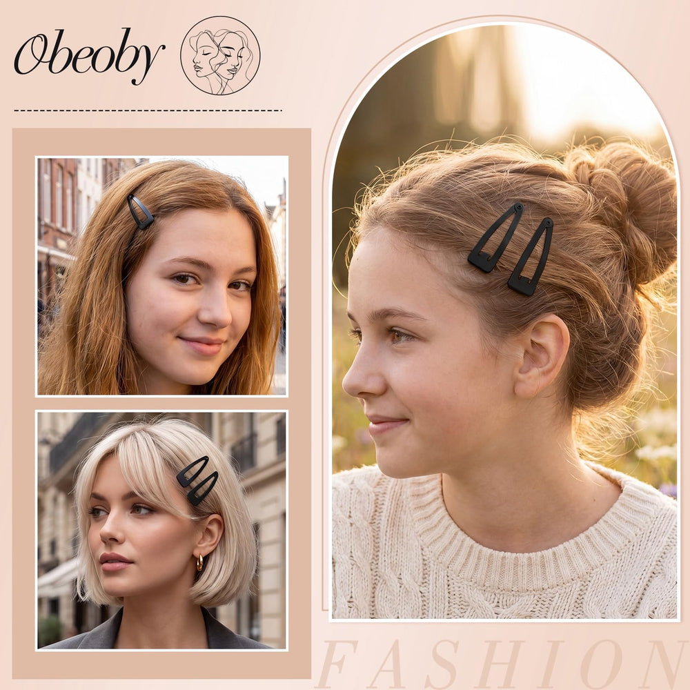 obeoby clip holding bangs back, showing quick styling and tidy hair advantage