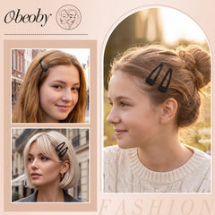 obeoby clip holding bangs back, showing quick styling and tidy hair advantage