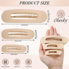 obeoby large claw clip close-up showing firm grip and secure hold benefit