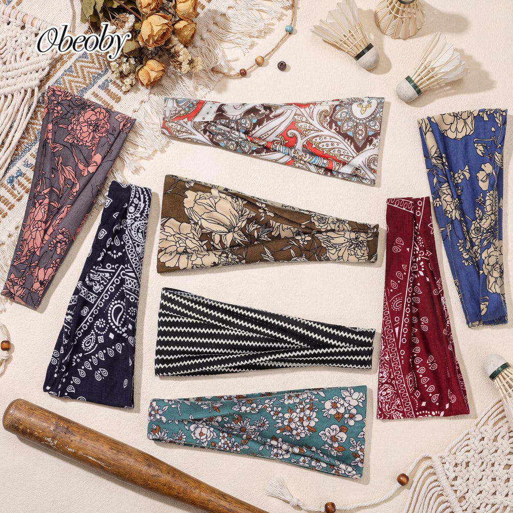 obeoby headband styled outdoors with outfit demonstrating everyday versatility
