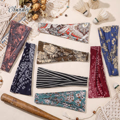 obeoby headband styled outdoors with outfit demonstrating everyday versatility