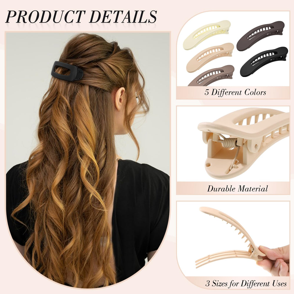 obeoby medium clip securing half-updo for comfortable all-day wear benefit