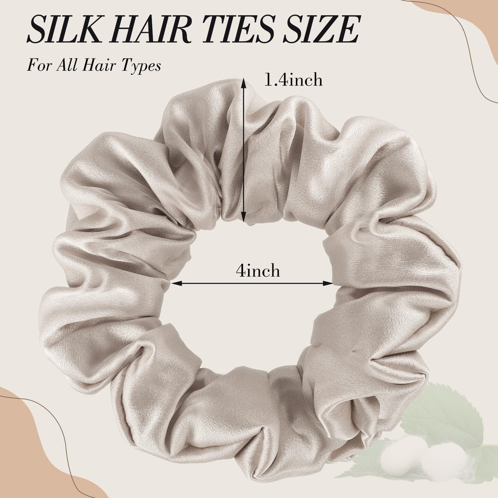 obeoby silk scrunchies worn on wrist as accessory showing comfort and style