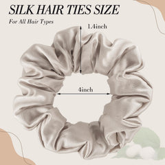 obeoby silk scrunchies worn on wrist as accessory showing comfort and style
