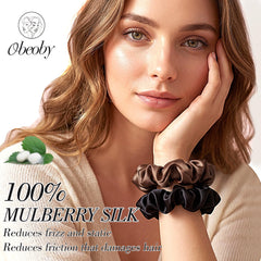 obeoby silk texture closeup highlighting smooth mulberry silk surface and reduced friction