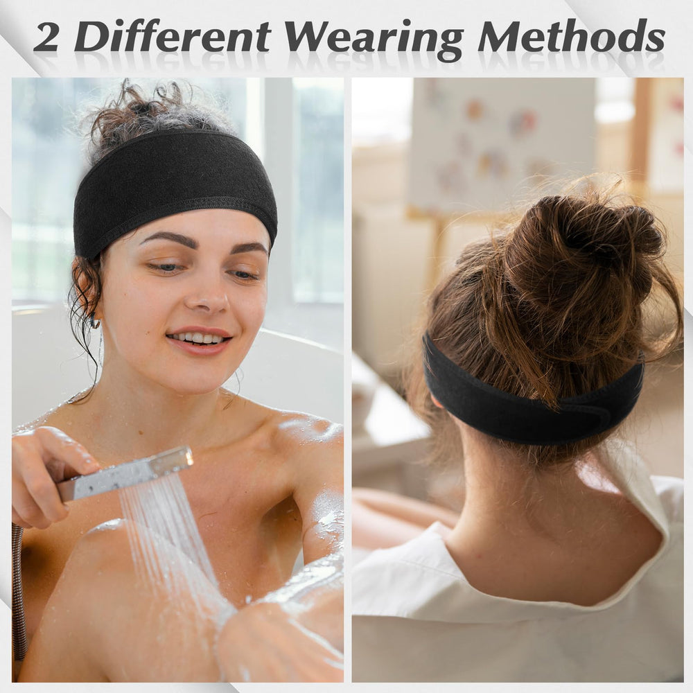 obeoby headband beside hand for scale shows length and width for fit certainty