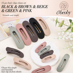 obeoby small clip hinge detail for secure grip on fine hair