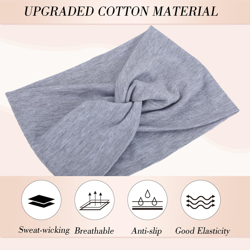 obeoby stretched headband showing width and elastic stretch for comfortable fit