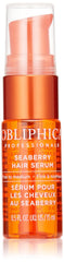 Obliphica Professional Seaberry serum front packaging showing lightweight bottle and benefits