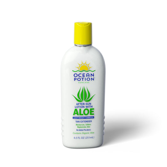 Ocean Potion front bottle showing label and 8.5 oz size benefit