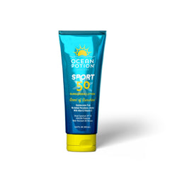 Ocean Potion front packaging showing SPF 50, travel-size protection