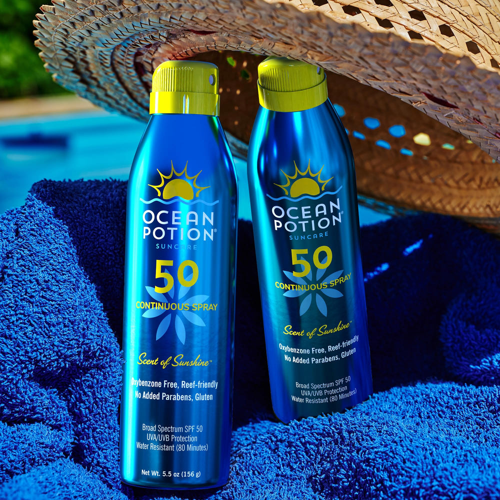 Ocean Potion in hand for size comparison and travel-friendly benefit