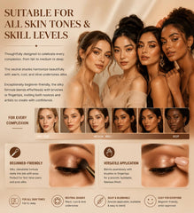 Océane applied evening eye look showing dramatic shimmer intensity