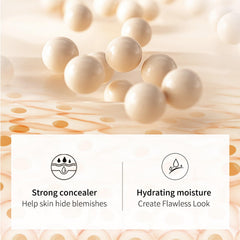 O'CHEAL texture close-up highlighting smooth blendable formula benefit