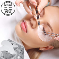 Ocim salon technician placing pad showing faster application