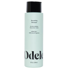 Odele front packaging showing smoothing shampoo benefits and size