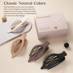 Oeusnael gift box presentation with clips arranged, ideal as ready-to-gift accessory