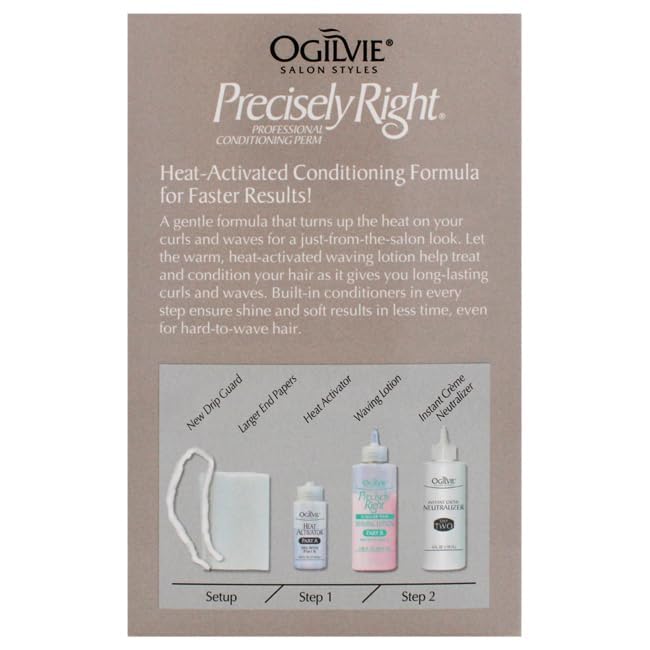 OGILVIE waving lotion bottle close-up showing texture and label clarity