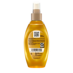 ogx before after frizz control displays smoother, shinier hair