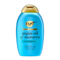 OGX bottle front packaging showing product and nourishing benefits