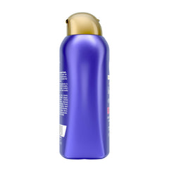 OGX bottle next to common items showing 13 fl oz size and value