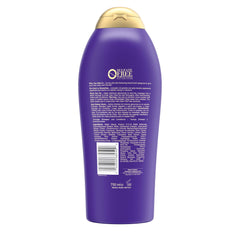 OGX product label close-up showing ingredient list and transparency