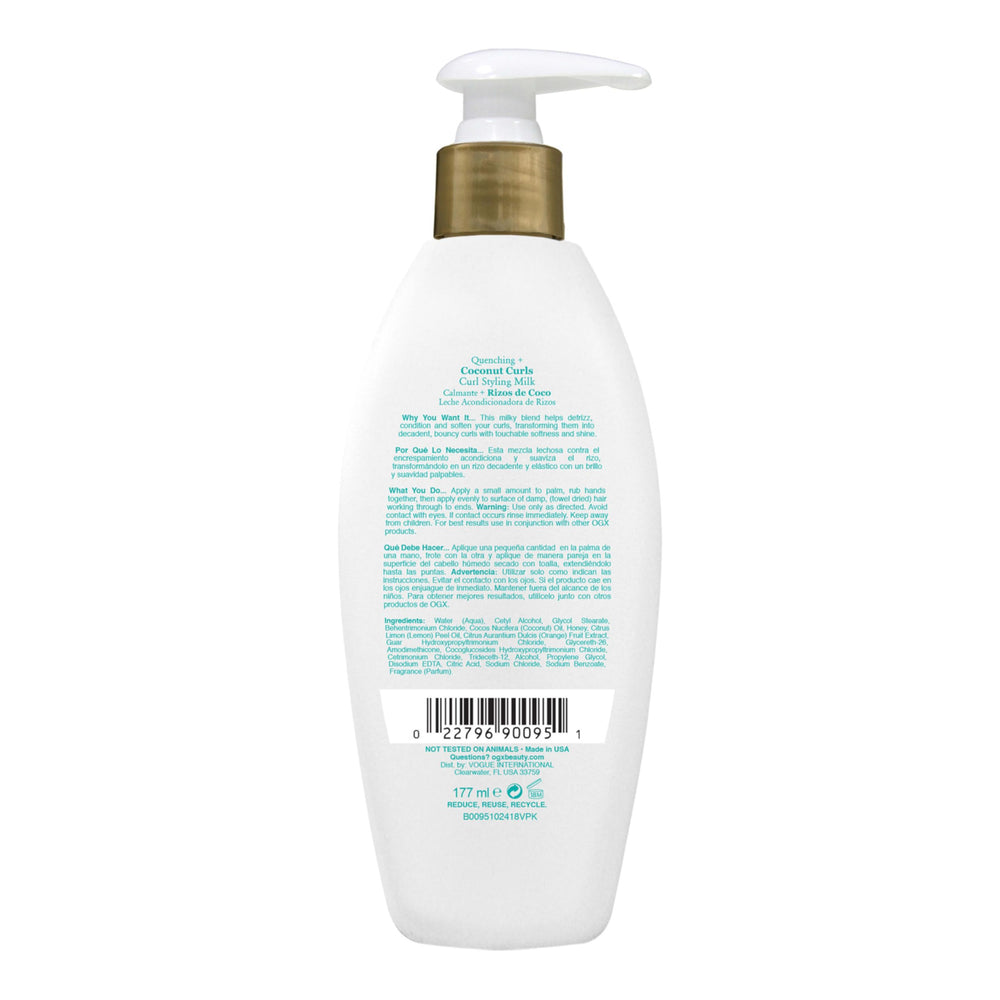 OGX bottle staged in bathroom setting showing how it fits into daily routine