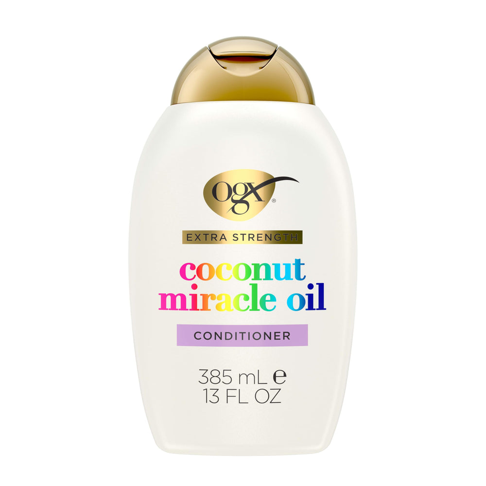 OGX front packaging bottle showing product and benefits