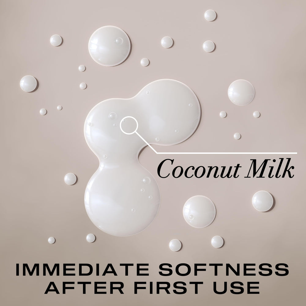 OGX conditioner creamy texture close-up illustrating detangling and smoothing benefits