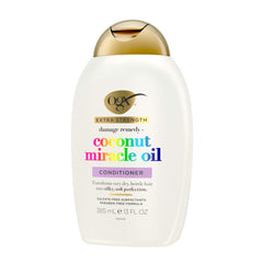 OGX bottle on bathroom vanity conveying a luxury haircare moment