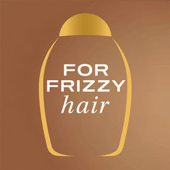 OGX natural oils and cocoa butter props illustrating moisturizing ingredients