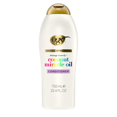 OGX front packaging showing coconut miracle oil conditioner and volume benefit