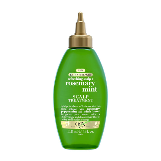 OGX front packaging showing bottle and product benefit of clarifying scalp care
