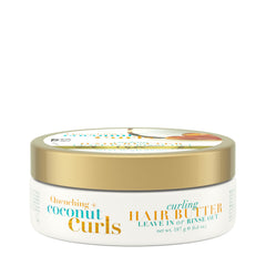 OGX front tub showing product and clear benefits for curl definition