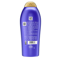 OGX lifestyle dry styled hair showing fuller volume and long-lasting body benefit