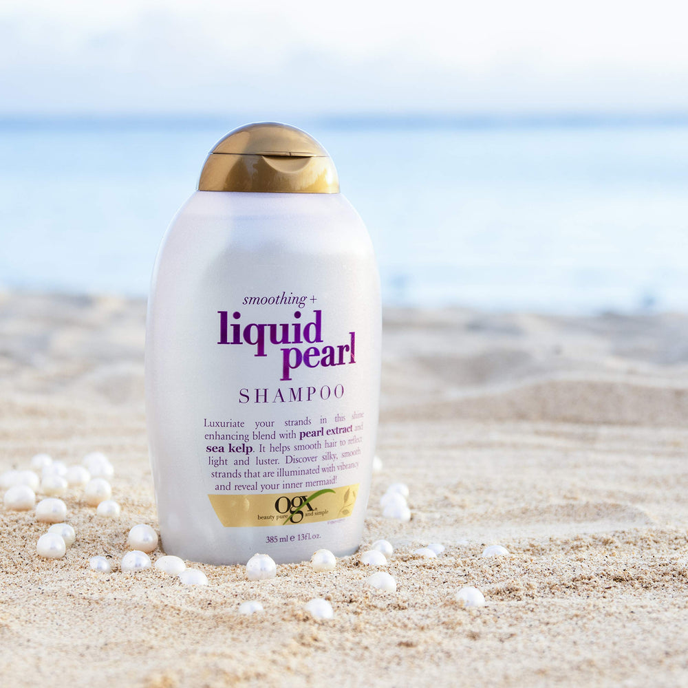 OGX shampoo lather texture illustrating gentle cleansing and softness