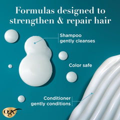 OGX argan oil droplet texture illustrating nourishing benefit