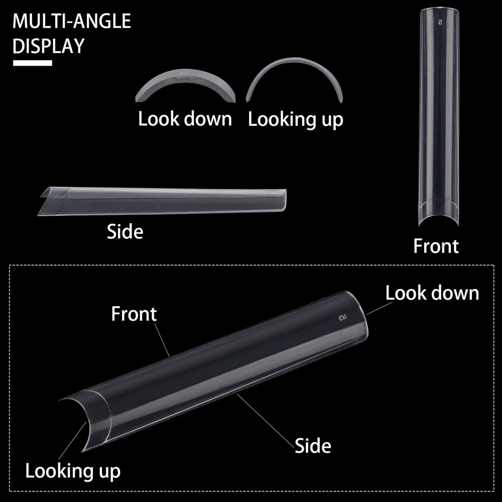 Ohlove tips in use during acrylic application enabling durable extensions