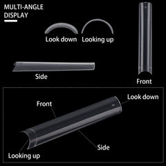 Ohlove tips in use during acrylic application enabling durable extensions