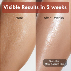 OHMIA lotion texture close-up illustrating lightweight, fast-absorbing formula