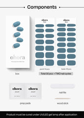 ohora application in hand demonstrating easy placement and smooth adhesion