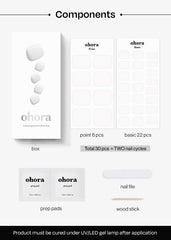 ohora hand pressing strip onto toe ready to press for secure adhesion
