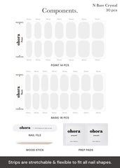 ohora cured gel close-up highlighting durable glossy top layer for chip resistance