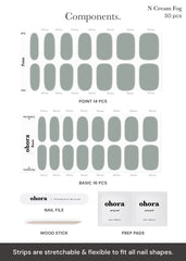 ohora nails curing under LED lamp demonstrating fast, high-gloss finish benefit