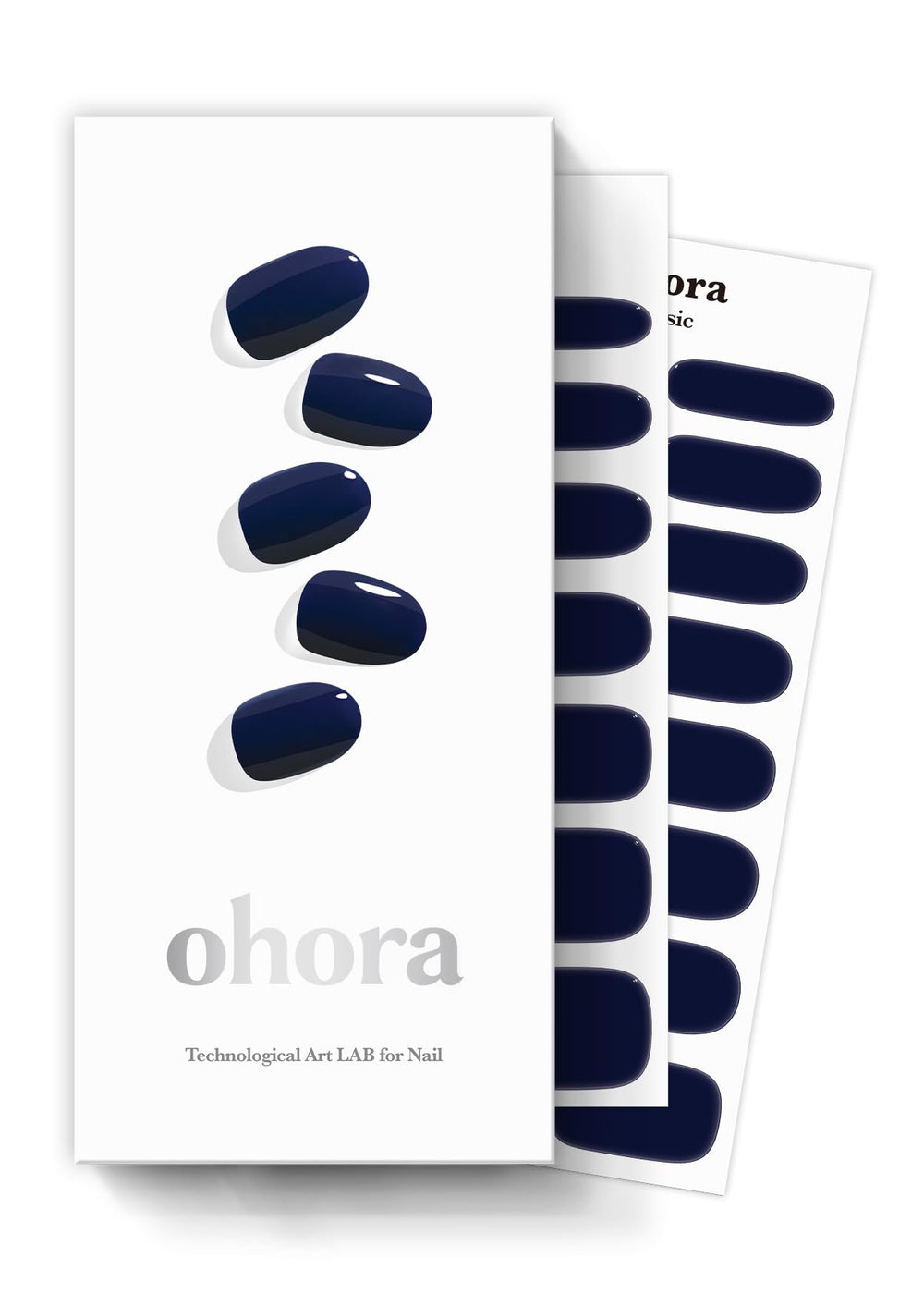 ohora front box N Royal Navy showing product and accessories for quick setup