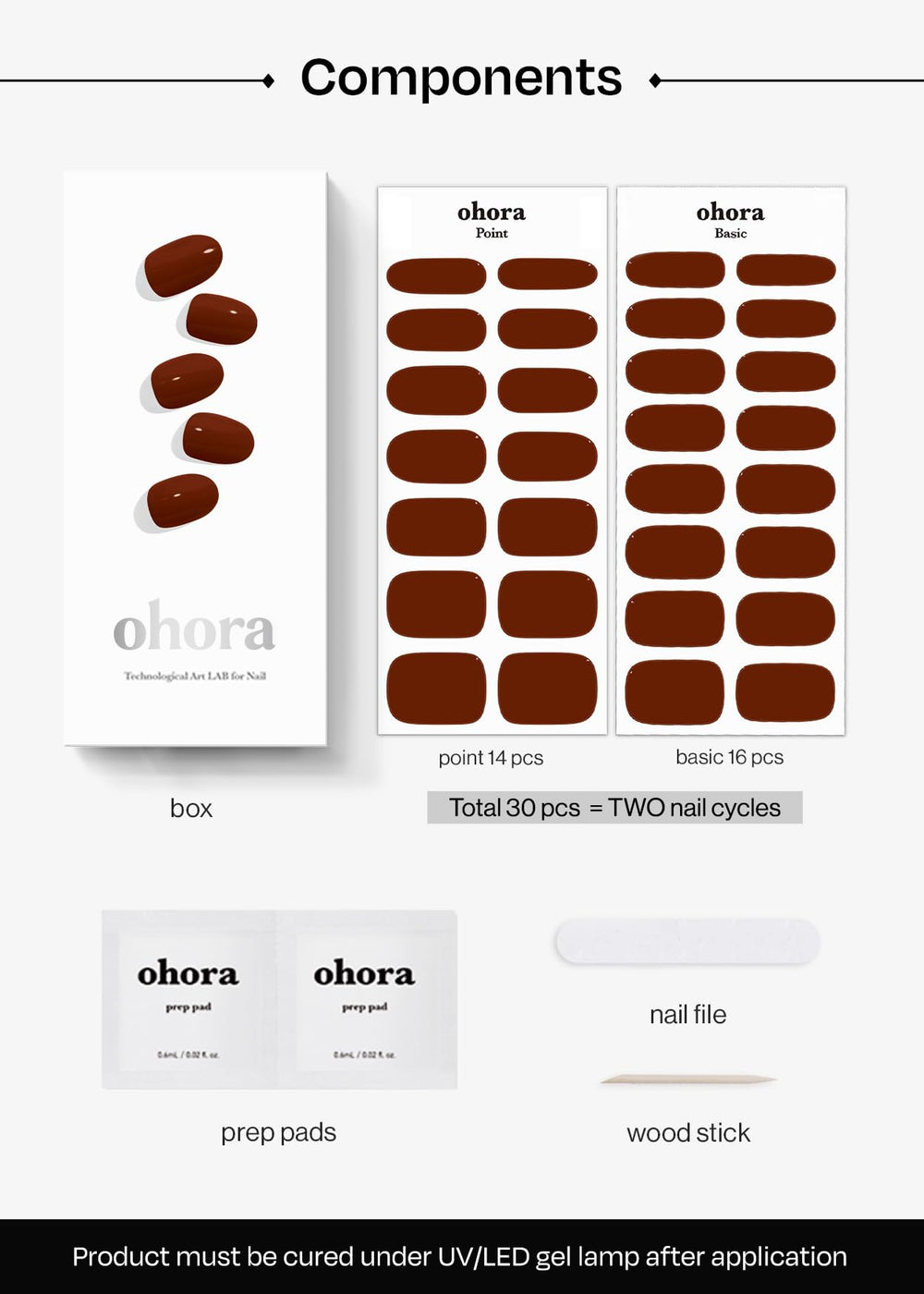 ohora size comparison on hand showing correct fit and salon look benefit