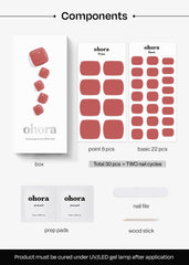 ohora size selection display illustrating tailored fit across different toes
