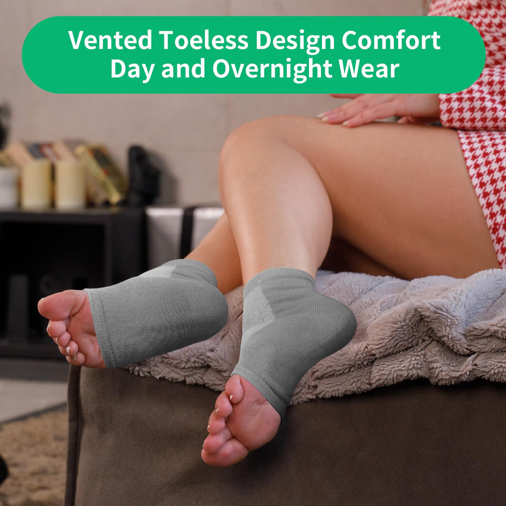 Ohtomber lifestyle scene of someone wearing socks at home showing relaxed foot care